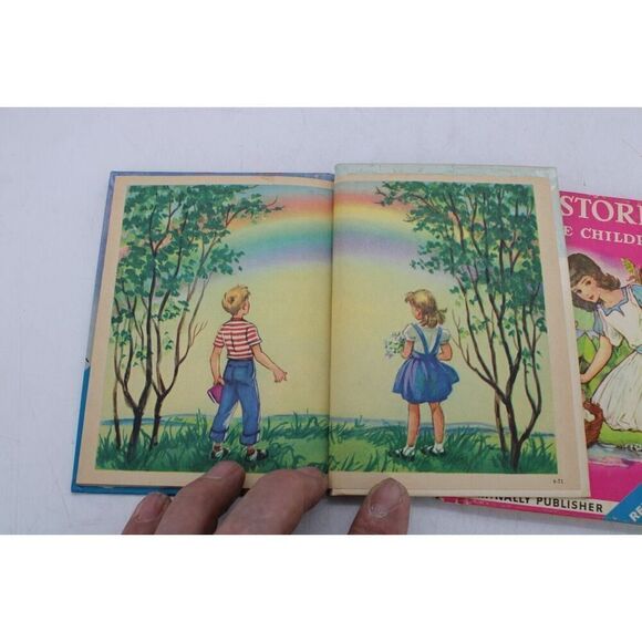 Vintage Rand McNally Bible Stories For Little Children & The Ten Commandments... - Picture 7 of 11